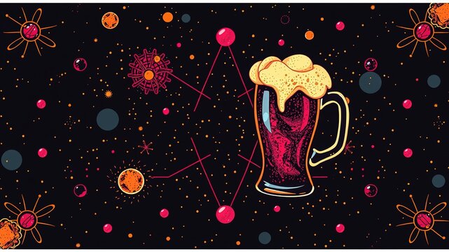 Obsidian Elixir: Dark Beer Encapsulated with Atomic Precision