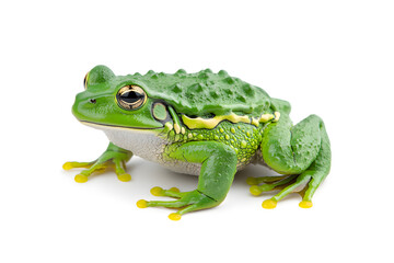 Obraz premium African bullfrog, isolated on white background