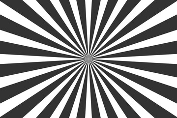 Retro sunburst ray in vintage style. Abstract comic book background.