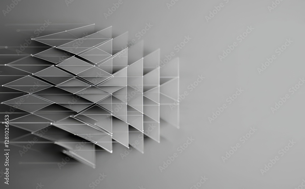 Fototapete the dynamic background of this image is futuristic in style and features a detailed 3d rendering of 