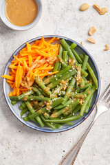 Asian Pumpkin and French Bean Salad