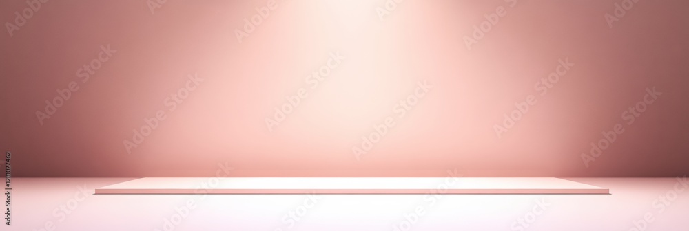 Poster Minimalist background with soft gradients and ample empty space for creative text placement. Generative AI