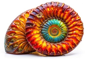 Stunning Belemnite Fossils in Vibrant Hues