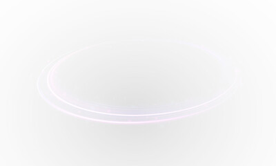 Glowing White Energy Ring Floating in a Soft Ethereal Mist, Creating a Mystical Aura of Light and Motion, Symbolizing a Portal to the Unknown or a Celestial Halo in a Dreamlike Atmosphere