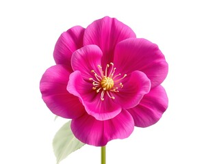 Naklejka premium Unveiling the Beauty of Rosa blanda: A Wild Rose in Bloom