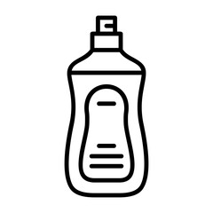 Dish soap Outline Style Icon Design 