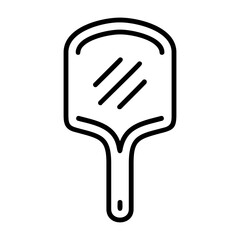 Pizza peel Outline Style Icon Design 