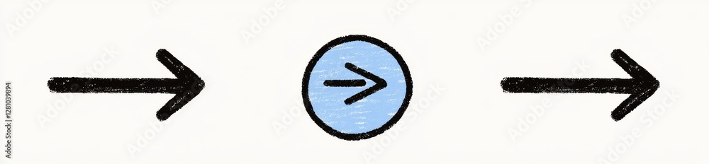 Poster swap icon with two arrows, representing data transfer and exchange of arrow symbols