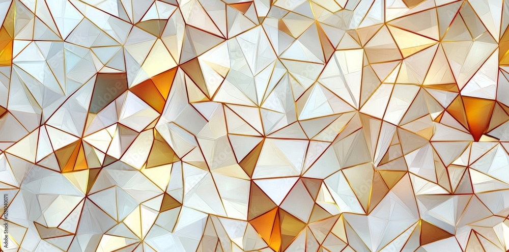 Poster a white seamless geometric pattern serves as a versatile background for various applications, includ