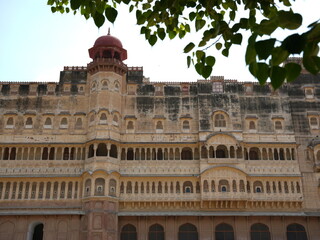 Obraz premium Junagarh Fort at Bikaner, beautiful interior and outdoor architecture