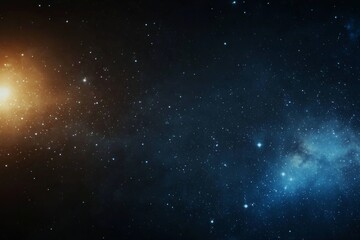 Picture of a cosmic space background including supernova nebula and stars, illuminating a mysterious universe