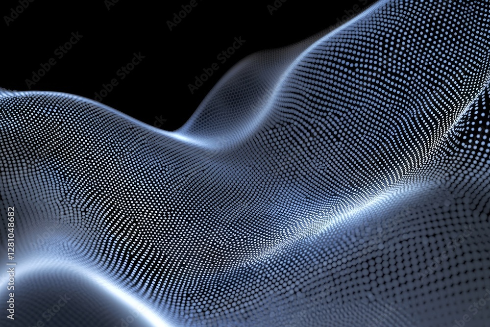 Aufkleber data transfer taking place on a modern background with abstract digital technology