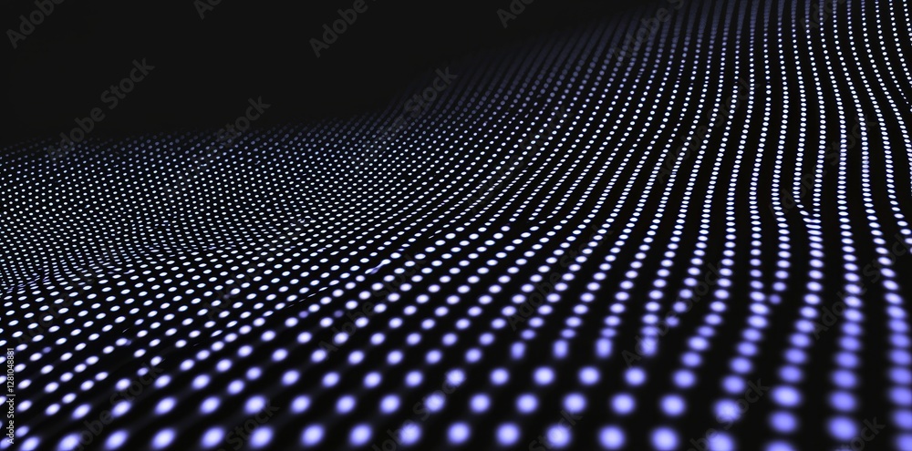 Poster a futuristic digital world concept is represented by an abstract glowing big data or metaverse holog