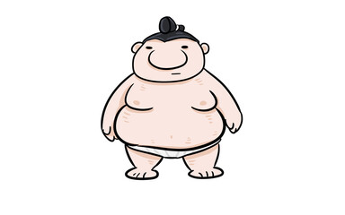 Hand drawn picture of Sumo