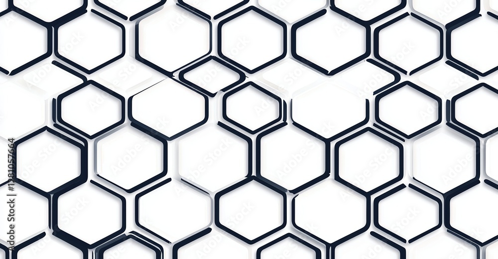 Poster the background features a simple repeating pattern of hexagons, isolated on a transparent png