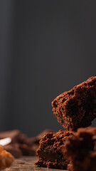 brownie with nuts