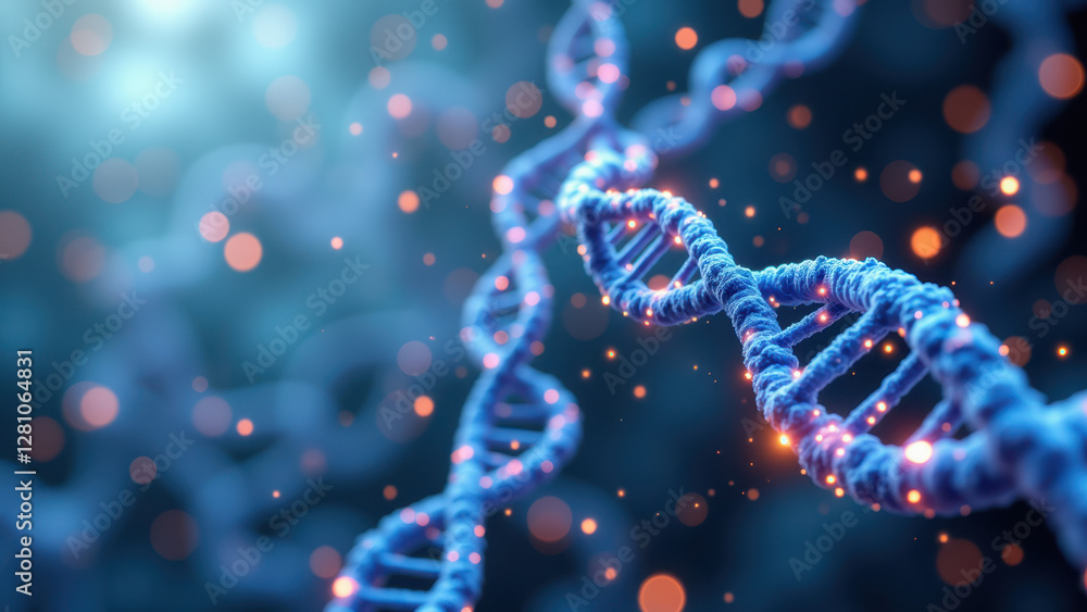 Poster this image features a visual representation of semaglutide with its molecular structure highlighted 