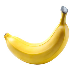 Banana fruit isolated on transparent background 