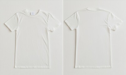 The mockup template includes a red fashion t-shirt on a white background for customization purposes