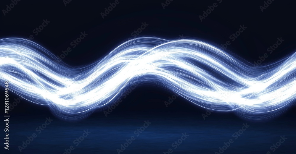 Aufkleber abstract infographics visualization, big data code representation, and futuristic network or busines