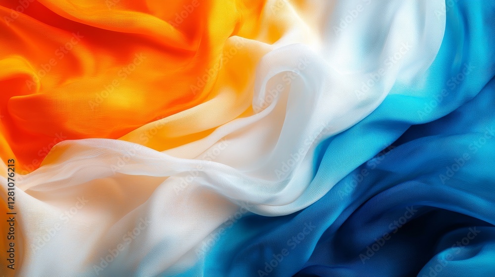 Poster a harmonious blend of soft hues, gentle abstract swirls creates flowing patterns, making it ideal fo