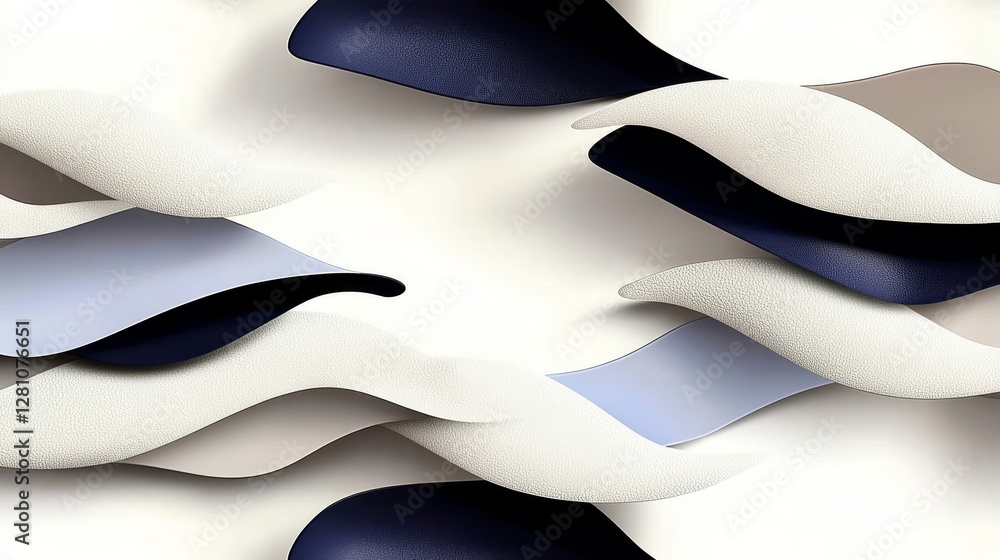 Poster abstract horizontal background featuring colorful waves