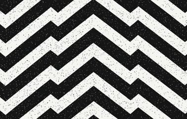 geometric horizontal bold black line pattern art