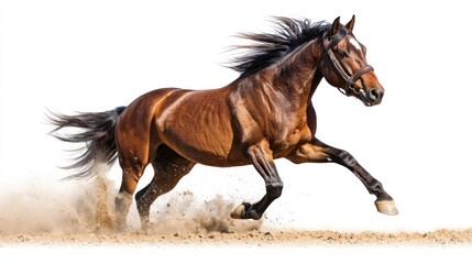 Obraz premium Energetic Wild Mustang Running