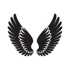 Stunning Angel Wing Silhouettes for Creative Projects