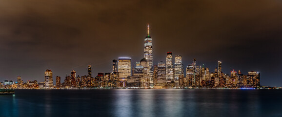 New York by night