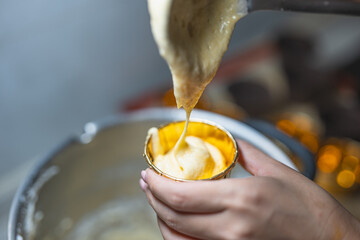 Chocolate Vanilla Cupcake Dessert Baking Process, Meditation, Healthy Organic Low Sugar Eating, Small Bakery, Home Baking, Self-Care and Happiness