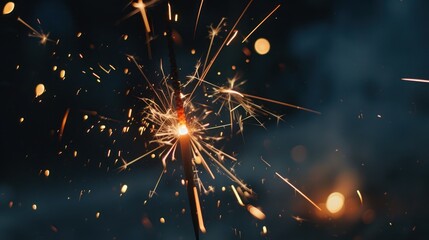 Fototapeta premium Sparkler Light Trails