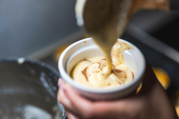 Chocolate Vanilla Cupcake Dessert Baking Process, Meditation, Healthy Organic Low Sugar Eating, Small Bakery, Home Baking, Self-Care and Happiness