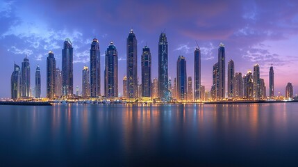 Iconic Skyscraper Skyline