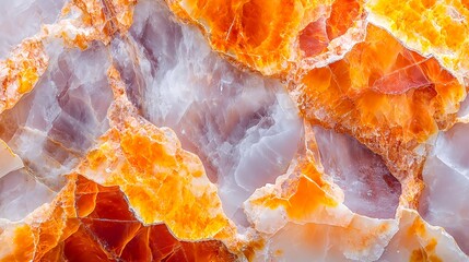 Detailed Close-Up of Unique Onyx Marble Surface with Intricate Patterns