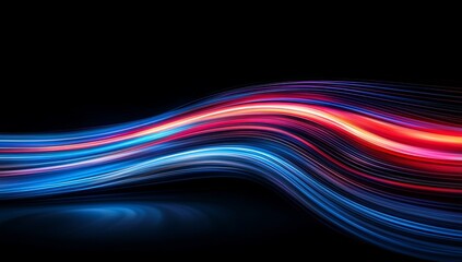 Business modernization through a digital tech roadmap. Cityscape with glowing data lines indicates modern tech integration. organizational innovation is visually represented