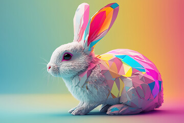 Abstract cute easters rubbit.easters concept