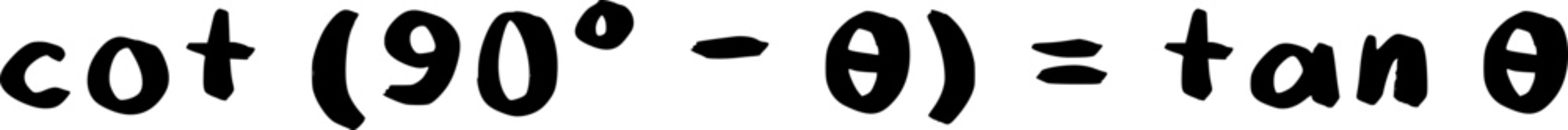 Cotangent Trigonometric Functions in Four Quadrants, Cofunction Identities
