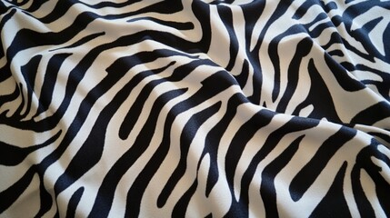 Zebra pattern, zigzag stripes design for home decoration or clothing accessory
