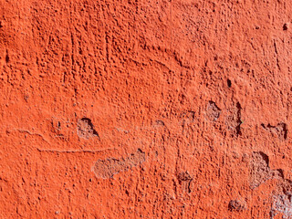 Abstract red concrete wall texture as background