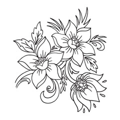 Abstract Floral Background