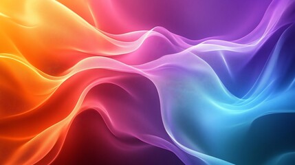 Obraz premium Abstract colorful flowing wave background.