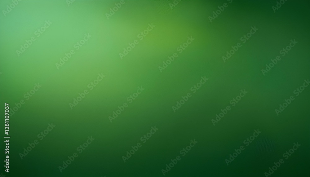 Poster abstract gradient green background with light.