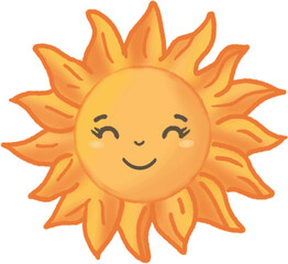 sun cartoon illustration