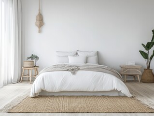 Beautifully Decorated Bedroom With Simple And Minimalist Style