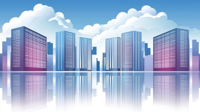 An intelligent AI cloud computing environment that self-identifies resources based on data traffic and business needs