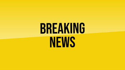 Vector illustration of breaking news.