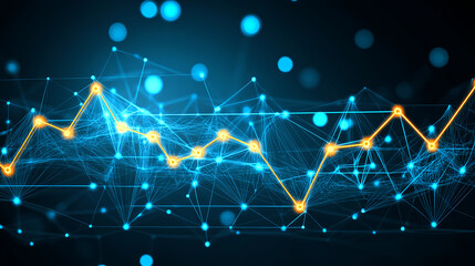 Dynamic data visualization trends in technology infographic design digital environment abstract viewpoint