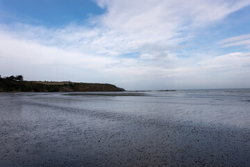beach in the morning