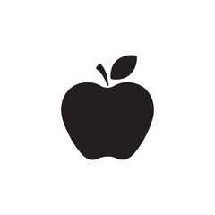 Fresh Apple Vector Icon for Healthy Food and Nutrition Design. Minimal Apple Icon in Flat and Outline Style for Digital Use. Juicy Red and Green Apple Vector Illustration for Organic Food Concepts